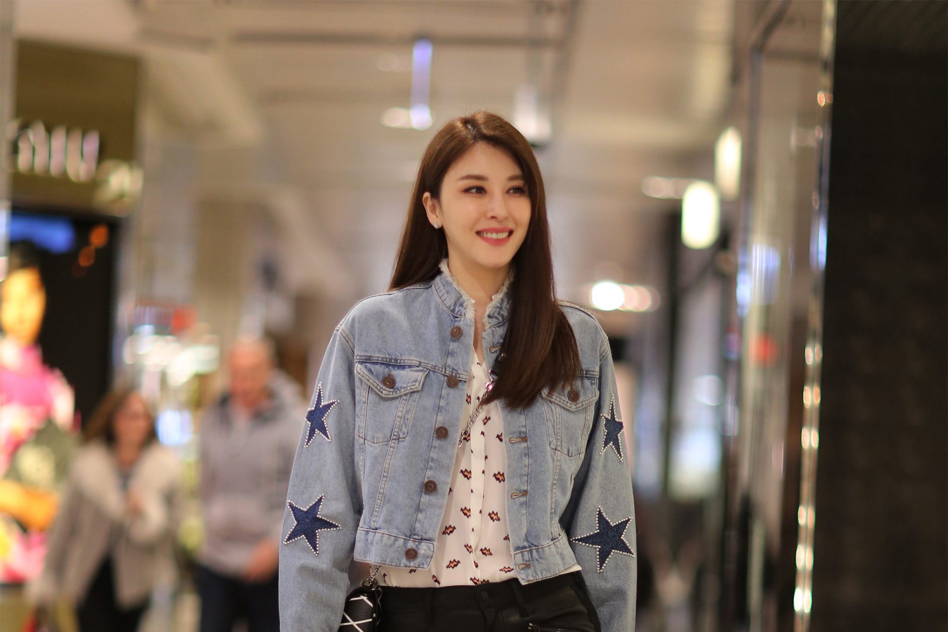 Actress Crystal Mu Louis Vuitton Maje Chinese New Year Madrid