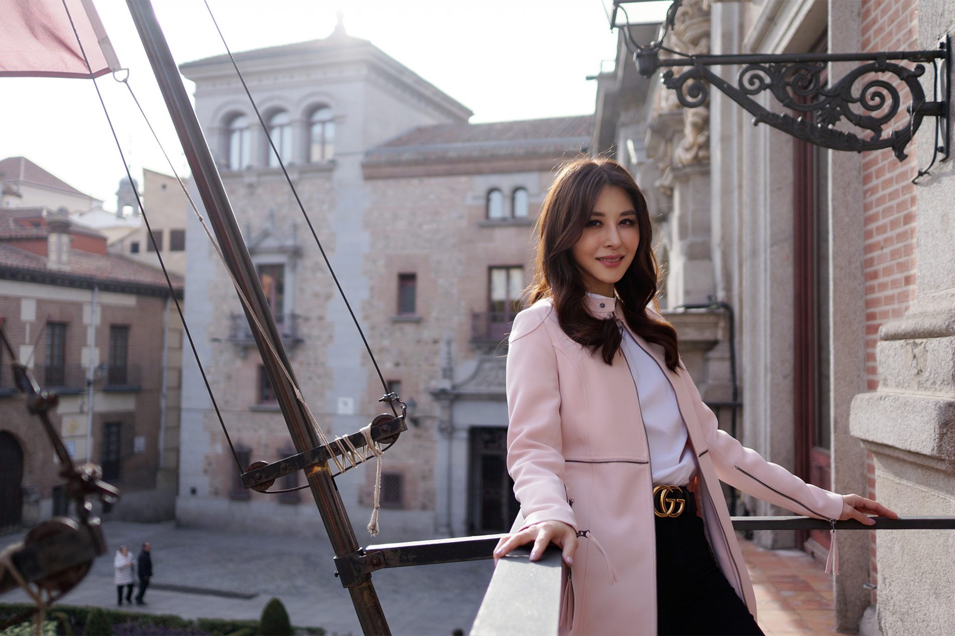Actress Crystal Mu Gucci Belt Chinese New Year Madrid