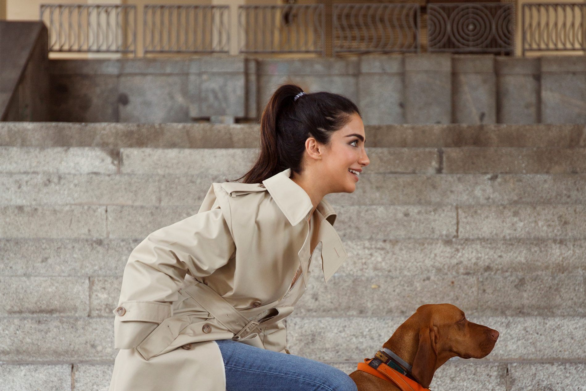 Jessica Kahawaty Blogger Margiela Trenchcoat Juan Bravo Madrid